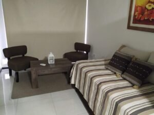 El sofá cama, con su marinera